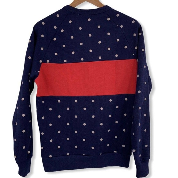 Moustache Brigade Color Block Sweatshirt Small - Picture 2 of 3